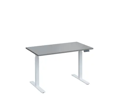 VSS 120/70 výškově stavitelný stůl, podnož bílý lak, šedá