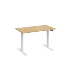 VSS 120/70 výškově stavitelný stůl, podnož bílý lak, javor horský