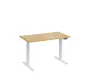 VSS 120/70 výškově stavitelný stůl, podnož bílý lak, javor horský