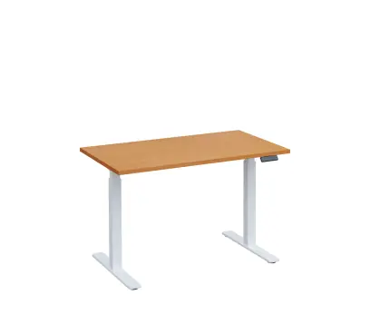 VSS 120/70 výškově stavitelný stůl, podnož bílý lak, buk Royal