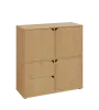 KU3-10DZ2 P skříňka 3-dvéřová, zásuvky, 1054x1022x400 mm, provedení pravé, javor horský
