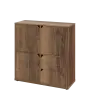 KU3-10DZ2 L skříňka 3-dvéřová, zásuvky, 1054x1022x400 mm, provedení levé, dub halifax cínový