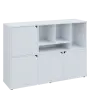 KU3-15DN4 P skříňka 4-dvéřová, niky, 1054x1522x400 mm, provedení pravé, bílá