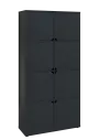 KU6-10D P skříň vysoká 8-dvéřová, 2053x1022x400 mm, provedení pravé, antracit