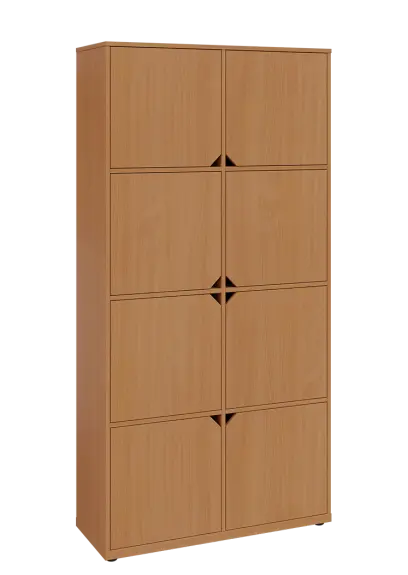 KU6-10D P skříň vysoká 8-dvéřová, 2053x1022x400 mm, provedení pravé, buk Royal