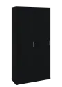 KSR6-81 P skříň šatní, 2x výsuvné ramínko, 2053x1022x400 mm, provedení pravé, černá