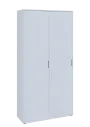 KSR6-81 P skříň šatní, 2x výsuvné ramínko, 2053x1022x400 mm, provedení pravé, bílá sněžná
