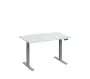 VSS 120/80 výškově stavitelný stůl, podnož stříbrný lak, bílá