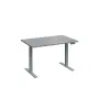 VSS 120/80 výškově stavitelný stůl, podnož stříbrný lak, šedá