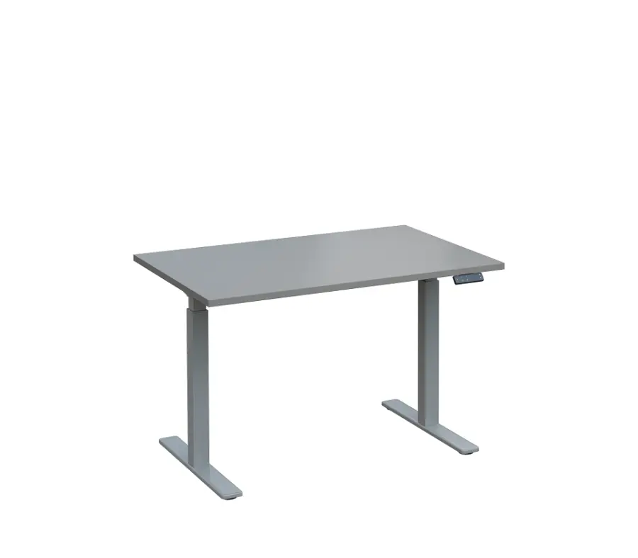 VSS 120/80 výškově stavitelný stůl, podnož stříbrný lak, šedá