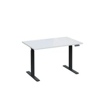 VSS 120/80 výškově stavitelný stůl, podnož antracitový lak, bílá
