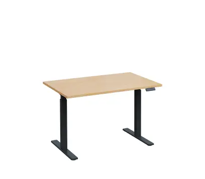 VSS 120/80 výškově stavitelný stůl, podnož antracitový lak, bříza irská