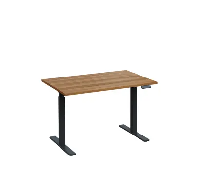 VSS 120/80 výškově stavitelný stůl, podnož antracitový lak, ořech světlý