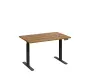 VSS 120/80 výškově stavitelný stůl, podnož antracitový lak, ořech světlý