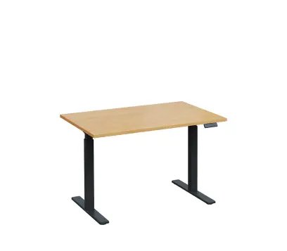 VSS 120/80 výškově stavitelný stůl, podnož antracitový lak, javor horský