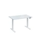 VSS 120/80 výškově stavitelný stůl, podnož bílý lak, bílá