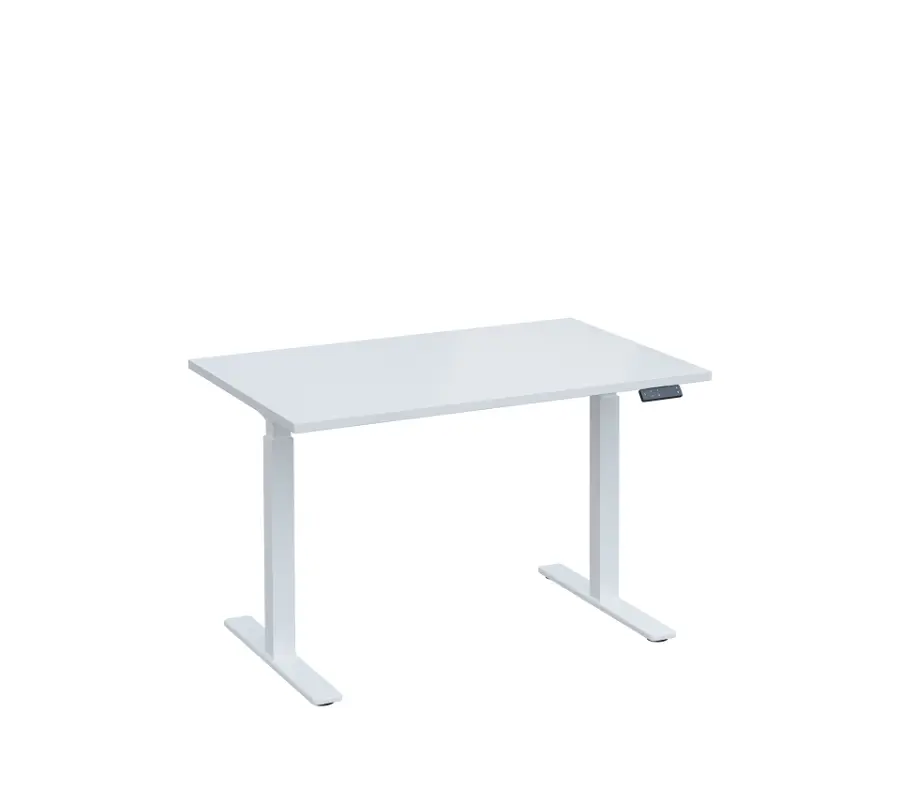 VSS 120/80 výškově stavitelný stůl, podnož bílý lak, bílá