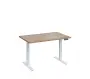 VSS 120/80 výškově stavitelný stůl, podnož bílý lak, dub bardolino