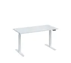 VSS 140/70 výškově stavitelný stůl, podnož bílý lak, bílá