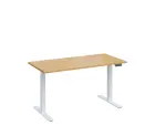 VSS 140/70 výškově stavitelný stůl, podnož bílý lak, javor horský