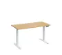 VSS 140/70 výškově stavitelný stůl, podnož bílý lak, javor horský