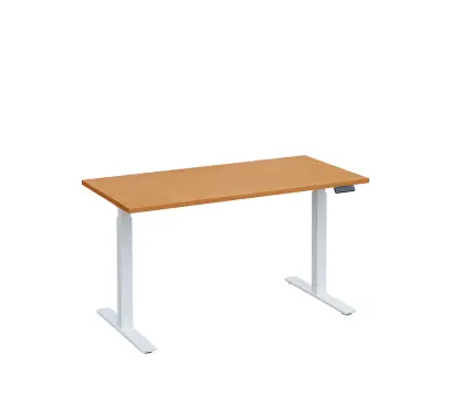 VSS 140/70 výškově stavitelný stůl, podnož bílý lak, buk Royal