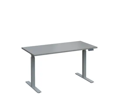 VSS 140/70 výškově stavitelný stůl, podnož stříbrný lak, šedá