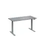 VSS 140/70 výškově stavitelný stůl, podnož stříbrný lak, šedá