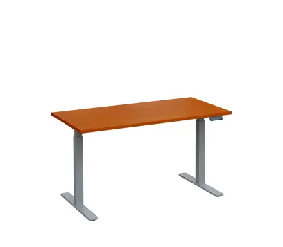 VSS 140/70 výškově stavitelný stůl, podnož stříbrný lak, třešeň šumavská