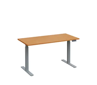 VSS 140/70 výškově stavitelný stůl, podnož stříbrný lak, buk Royal