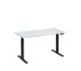 VSS 140/70 výškově stavitelný stůl, podnož antracitový lak, bílá