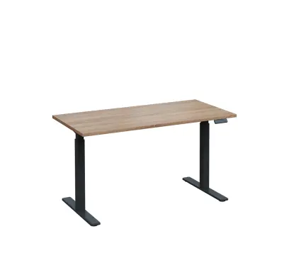 VSS 140/70 výškově stavitelný stůl, podnož antracitový lak, dub bardolino