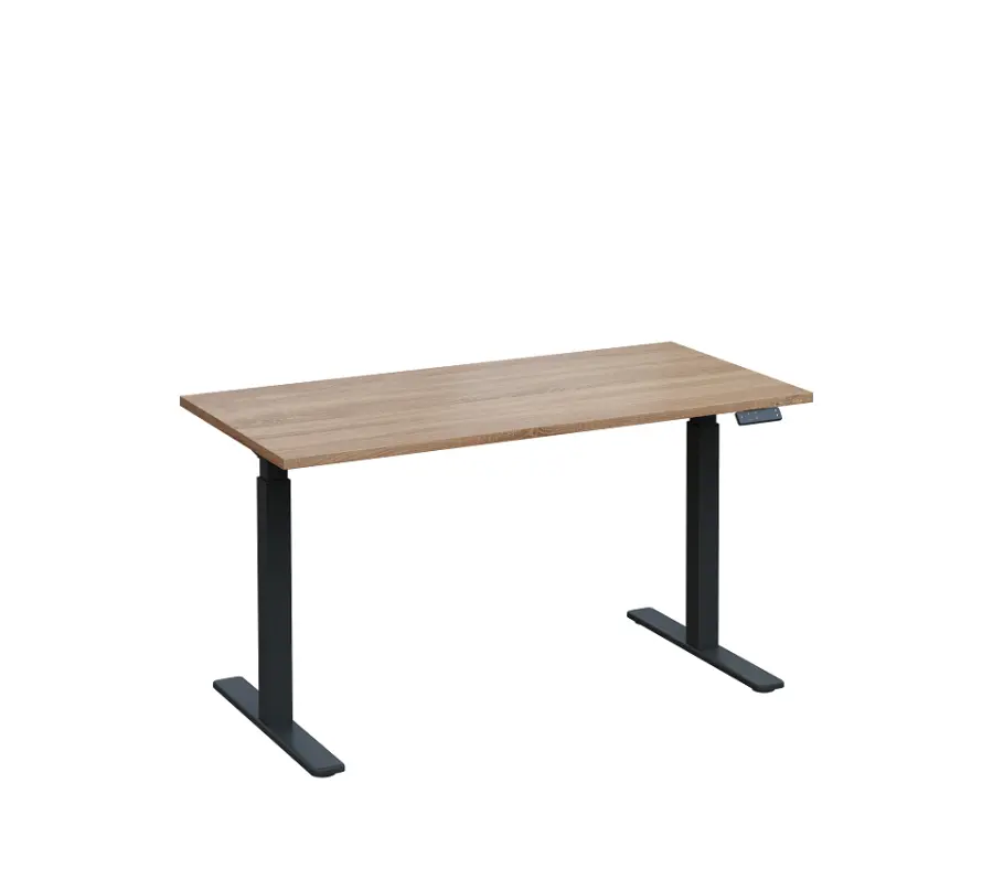 VSS 140/70 výškově stavitelný stůl, podnož antracitový lak, dub bardolino