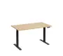 VSS 140/80 výškově stavitelný stůl, podnož antracitový lak, bříza irská