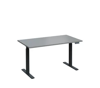 VSS 140/80 výškově stavitelný stůl, podnož antracitový lak, šedá