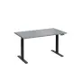 VSS 140/80 výškově stavitelný stůl, podnož antracitový lak, šedá