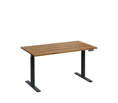 VSS 140/80 výškově stavitelný stůl, podnož antracitový lak, ořech světlý