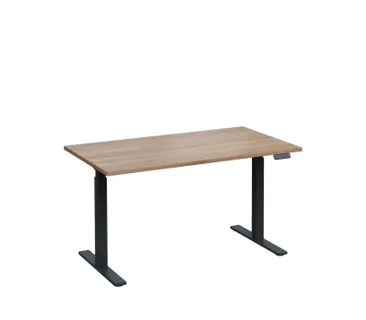 VSS 140/80 výškově stavitelný stůl, podnož antracitový lak, dub bardolino