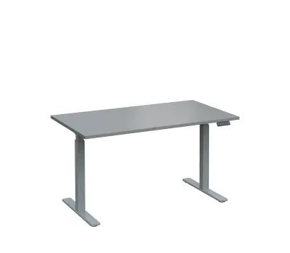 VSS 140/80 výškově stavitelný stůl, podnož stříbrný lak, šedá