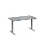 VSS 140/80 výškově stavitelný stůl, podnož stříbrný lak, šedá
