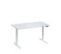 VSS 140/80 výškově stavitelný stůl, podnož bílý lak, bílá