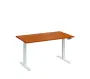 VSS 140/80 výškově stavitelný stůl, podnož bílý lak, třešeň šumavská