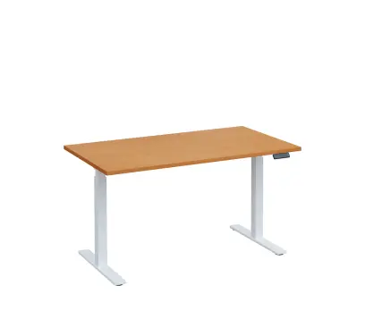 VSS 140/80 výškově stavitelný stůl, podnož bílý lak, buk Royal