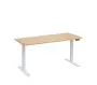 VSS 160/70 výškově stavitelný stůl, podnož bílý lak, bříza irská