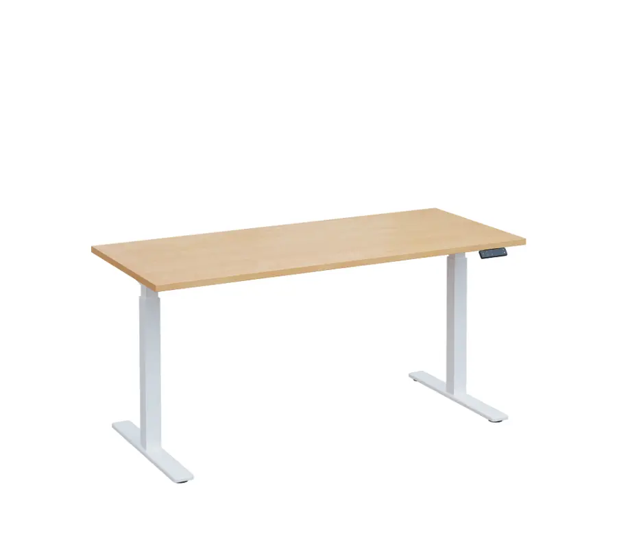VSS 160/70 výškově stavitelný stůl, podnož bílý lak, bříza irská