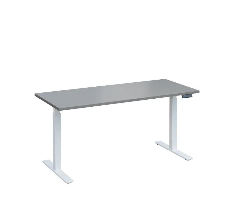 VSS 160/70 výškově stavitelný stůl, podnož bílý lak, šedá