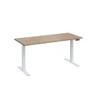 VSS 160/70 výškově stavitelný stůl, podnož bílý lak, dub bardolino