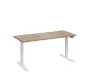 VSS 160/70 výškově stavitelný stůl, podnož bílý lak, dub bardolino