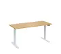VSS 160/70 výškově stavitelný stůl, podnož bílý lak, javor horský