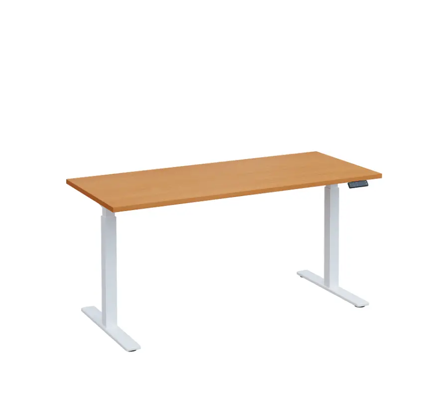 VSS 160/70 výškově stavitelný stůl, podnož bílý lak, buk Royal